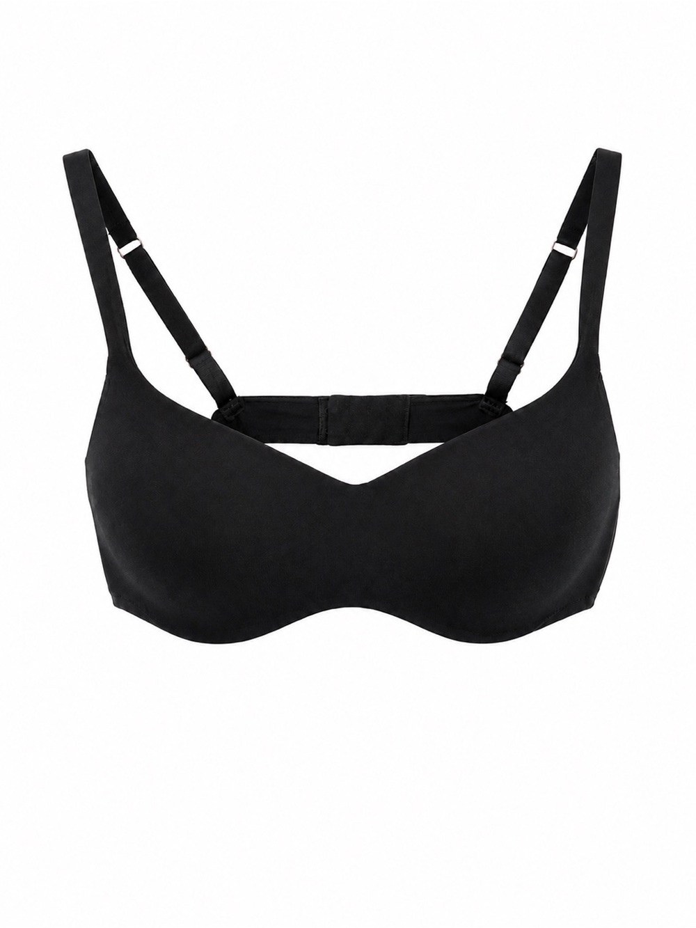 Victoria’s Secret PINK Black Lightly Lined Bra Size Large Wireless Everyday